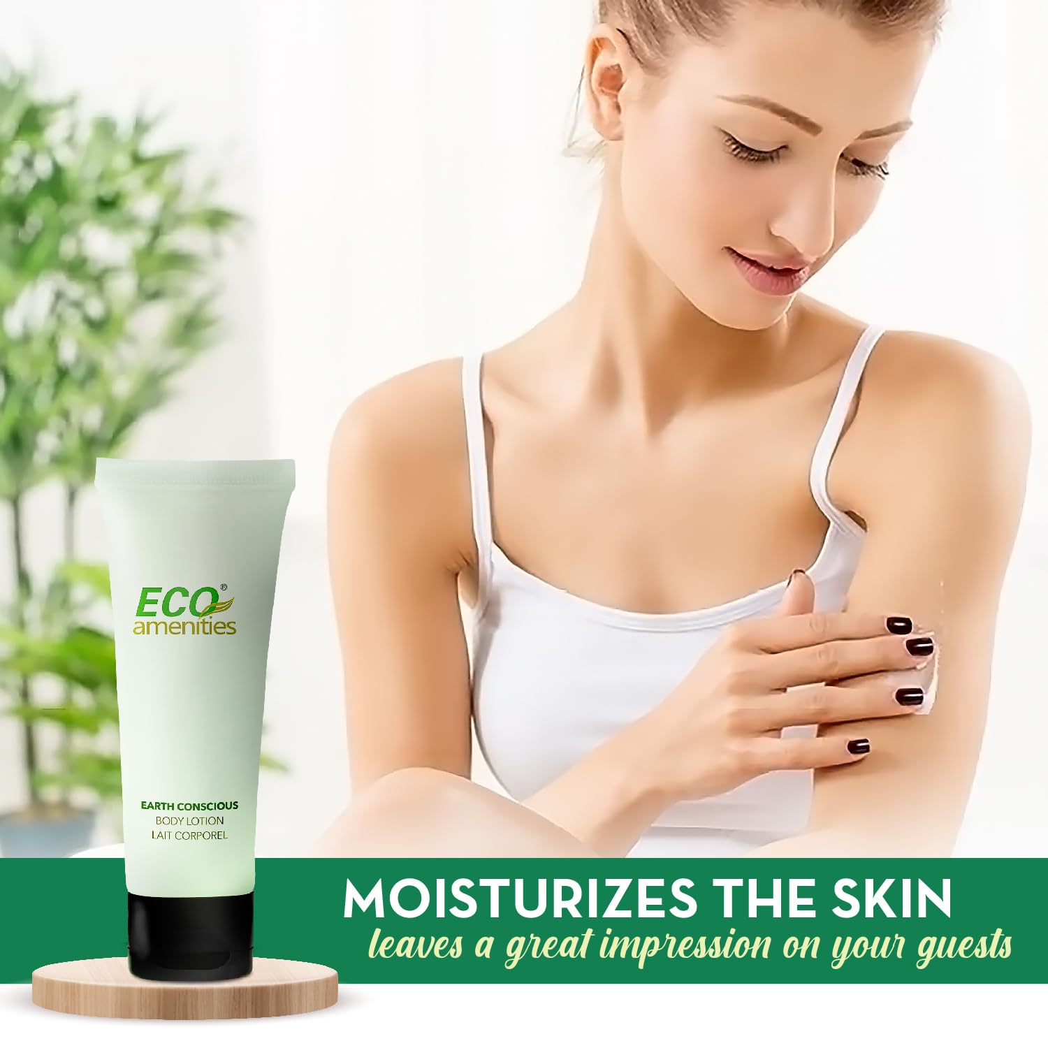 Expérience hôtelière soignée grâce à ECO amenities.