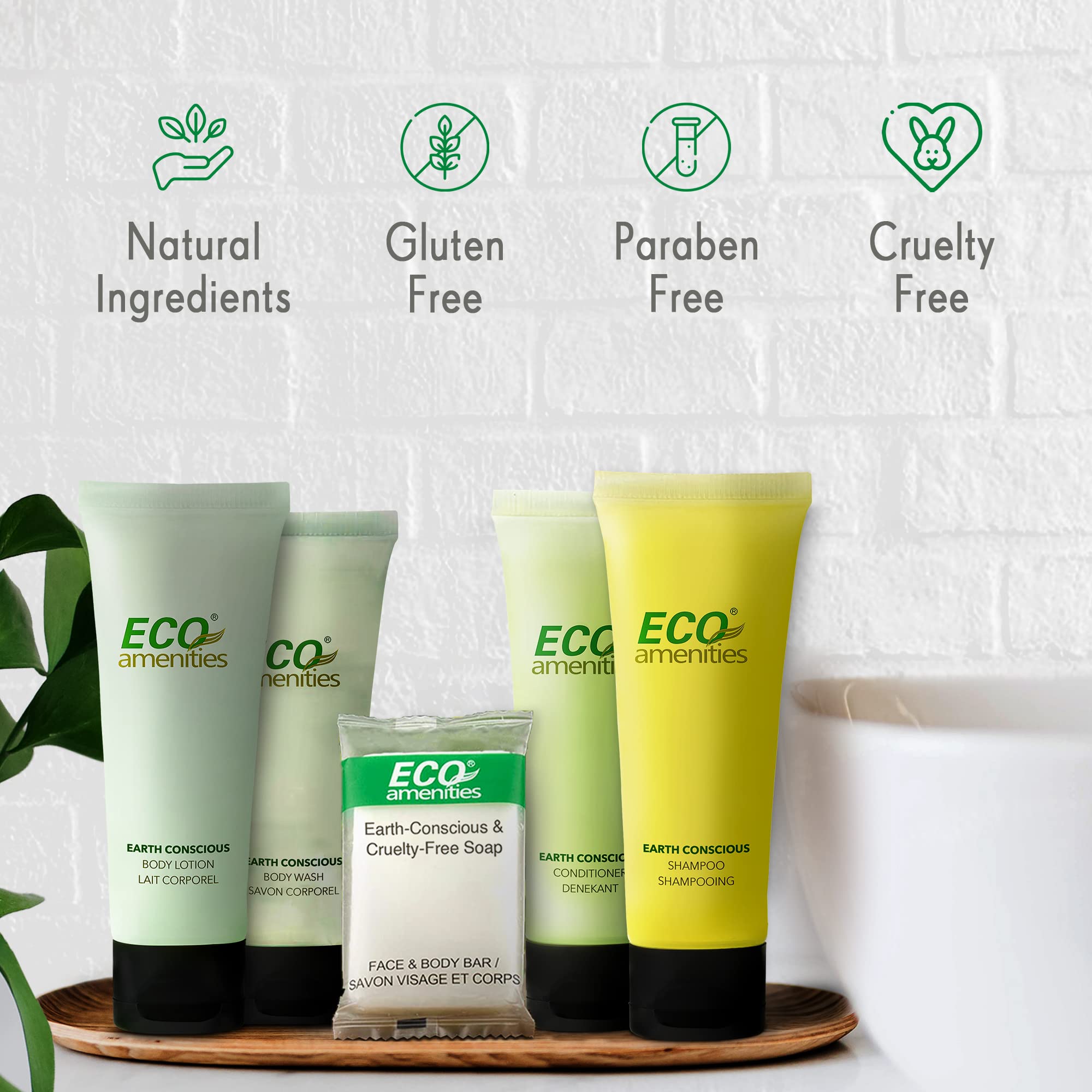 Savon en barre ECO amenities, savon compact idéal pour le corps