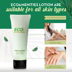 Lotion au parfum vert thé ECO amenities, senteur rafraîchissante.