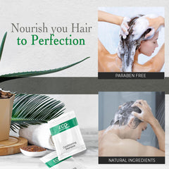 ECO Amenities sachets-douches 10ml, emballage compact et sûr pour voyage.