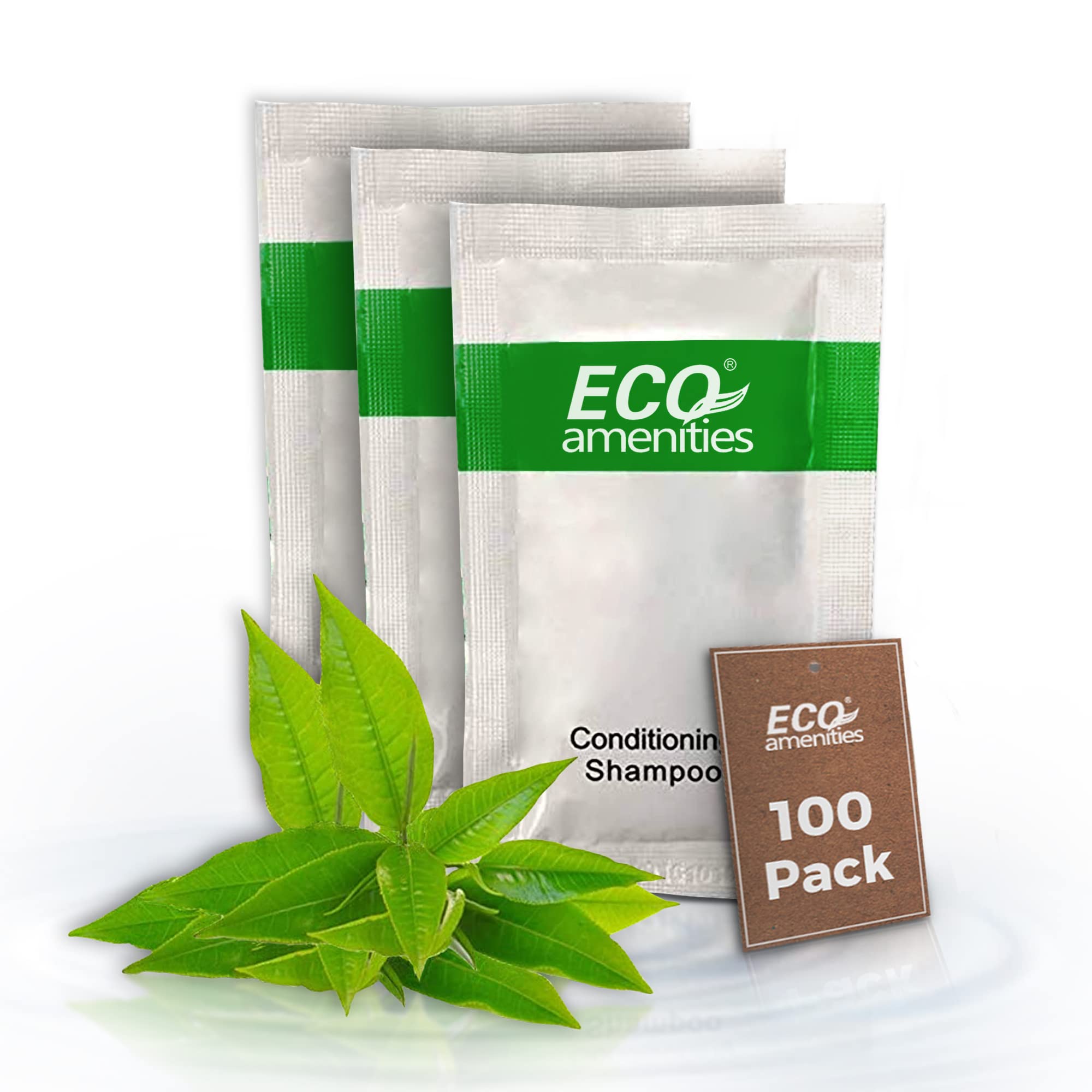 ECO Amenities sachets-toilettes voyage 2en1, 10ml, idéal pour les hôtels.