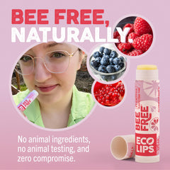 Eco Lips Bee Free : baume lèvres végane, texture crémeuse et hydratante