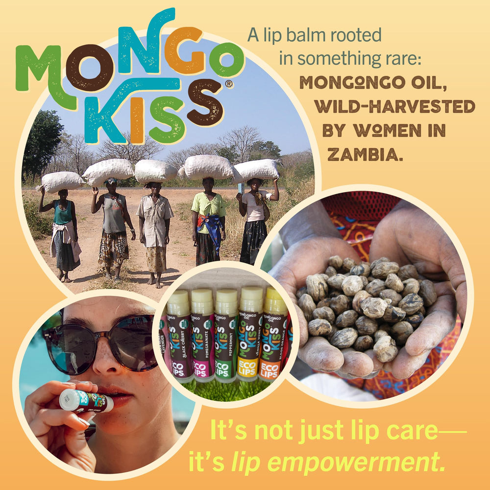 Eco Lips Mongo Kiss huile mongongo nourrissante sur le tube