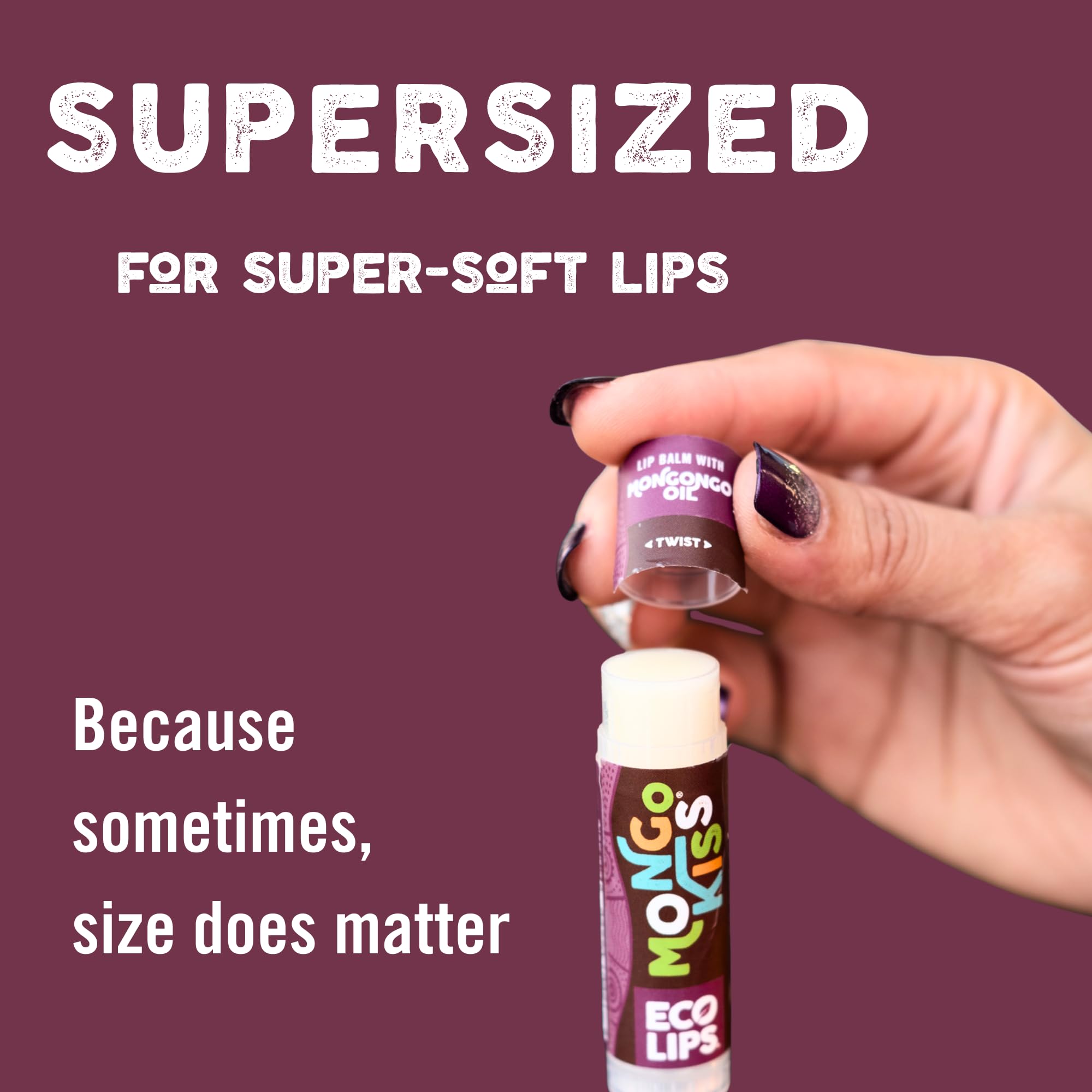Eco Lips Mongo Kiss texture riche et agréable à appliquer