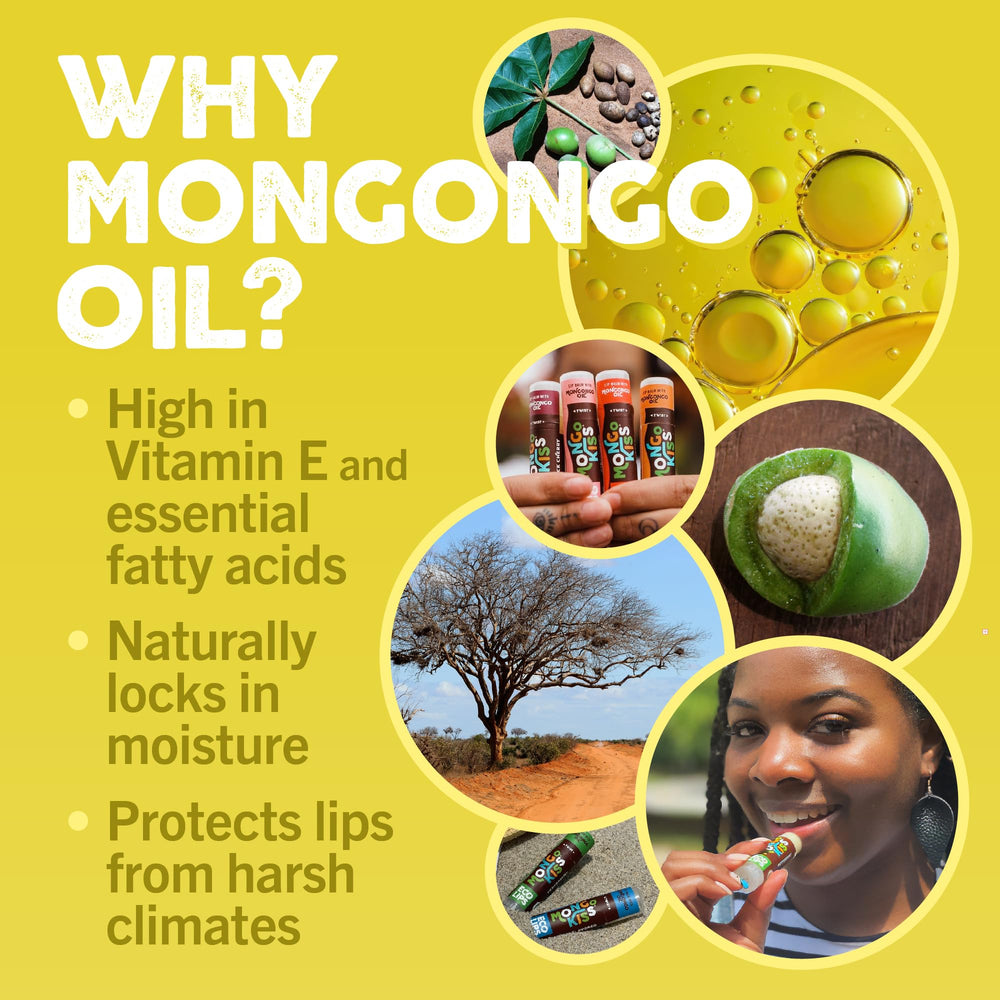 Mongo Kiss d’Eco Lips, menthe poivrée rafraîchit et procure une sensation agréable.