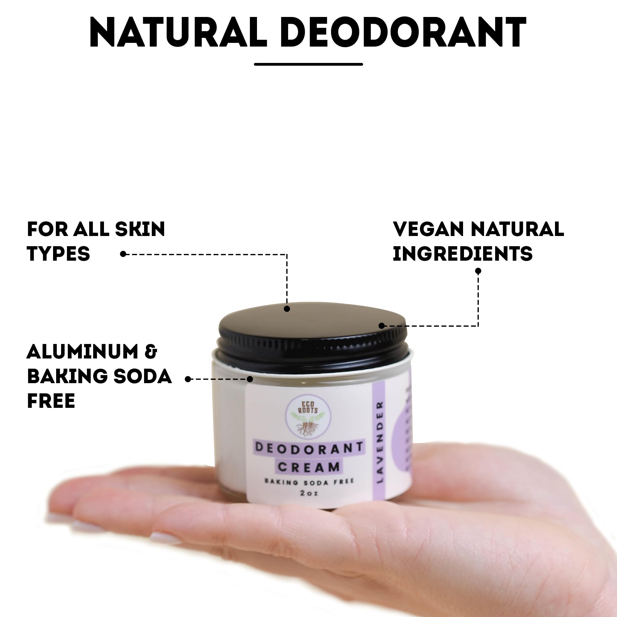 Arome lavande du déodorant ECO ROOTS pour un rituel aromatique