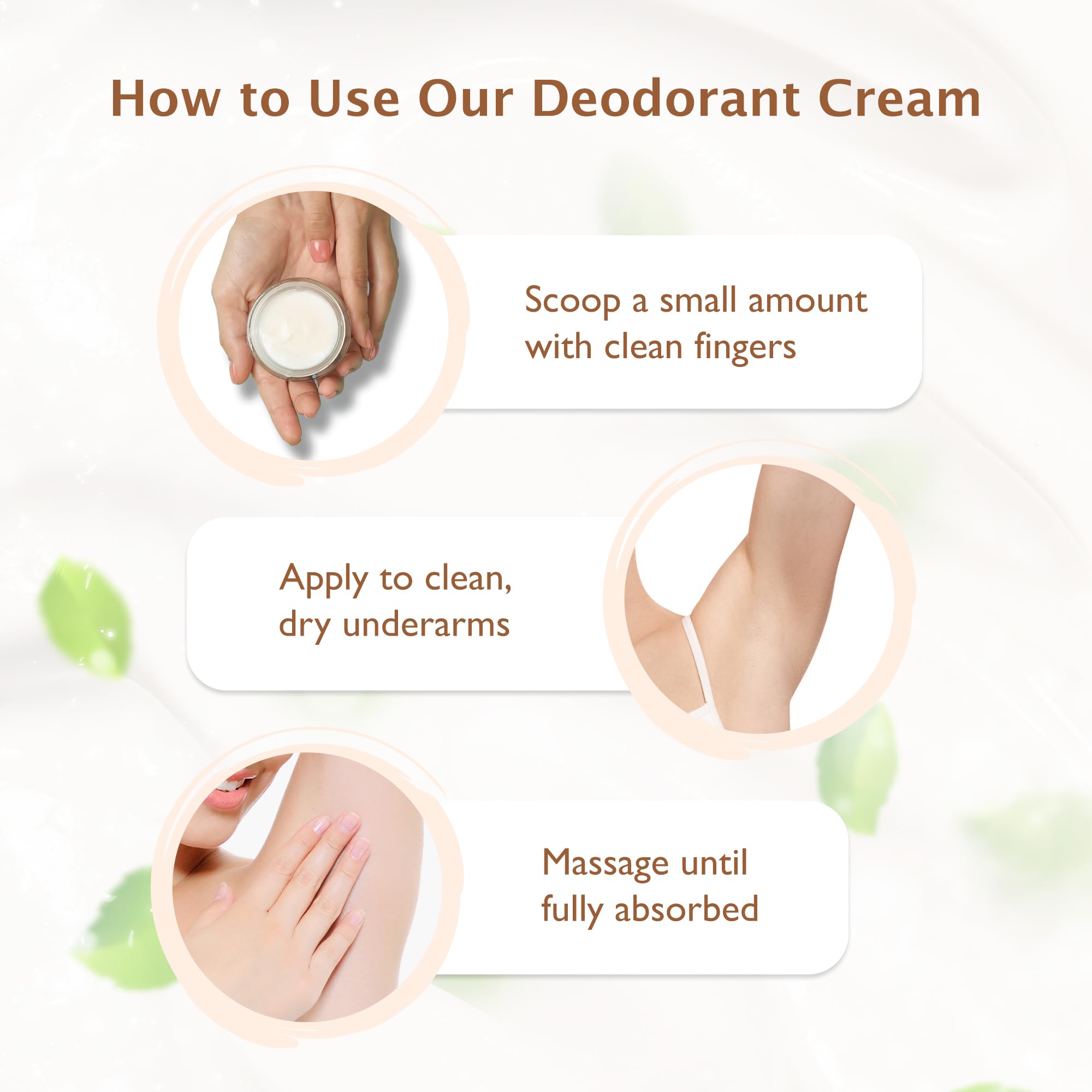 Formule végan sans aluminium et sans bicarbonate, respectueuse de la peau.