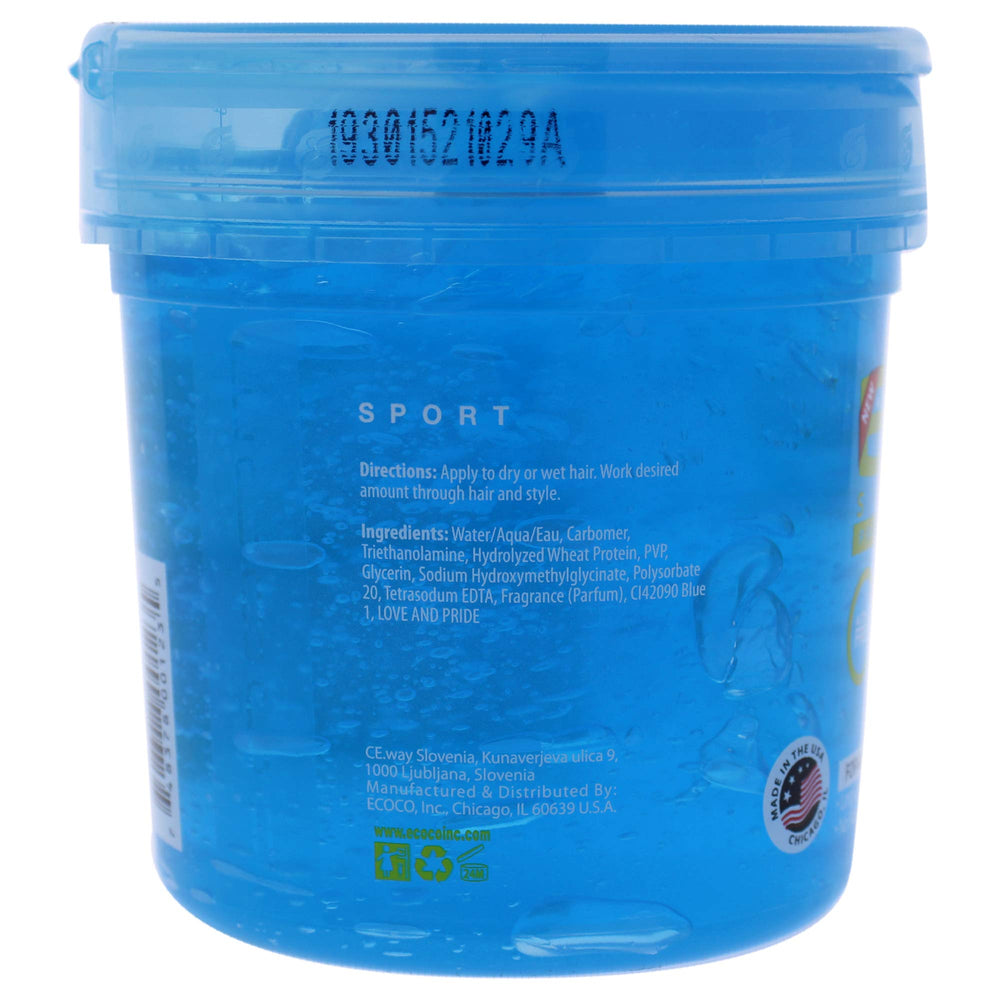 Nvey Eco Gel Sport – application pour volume et brillance.