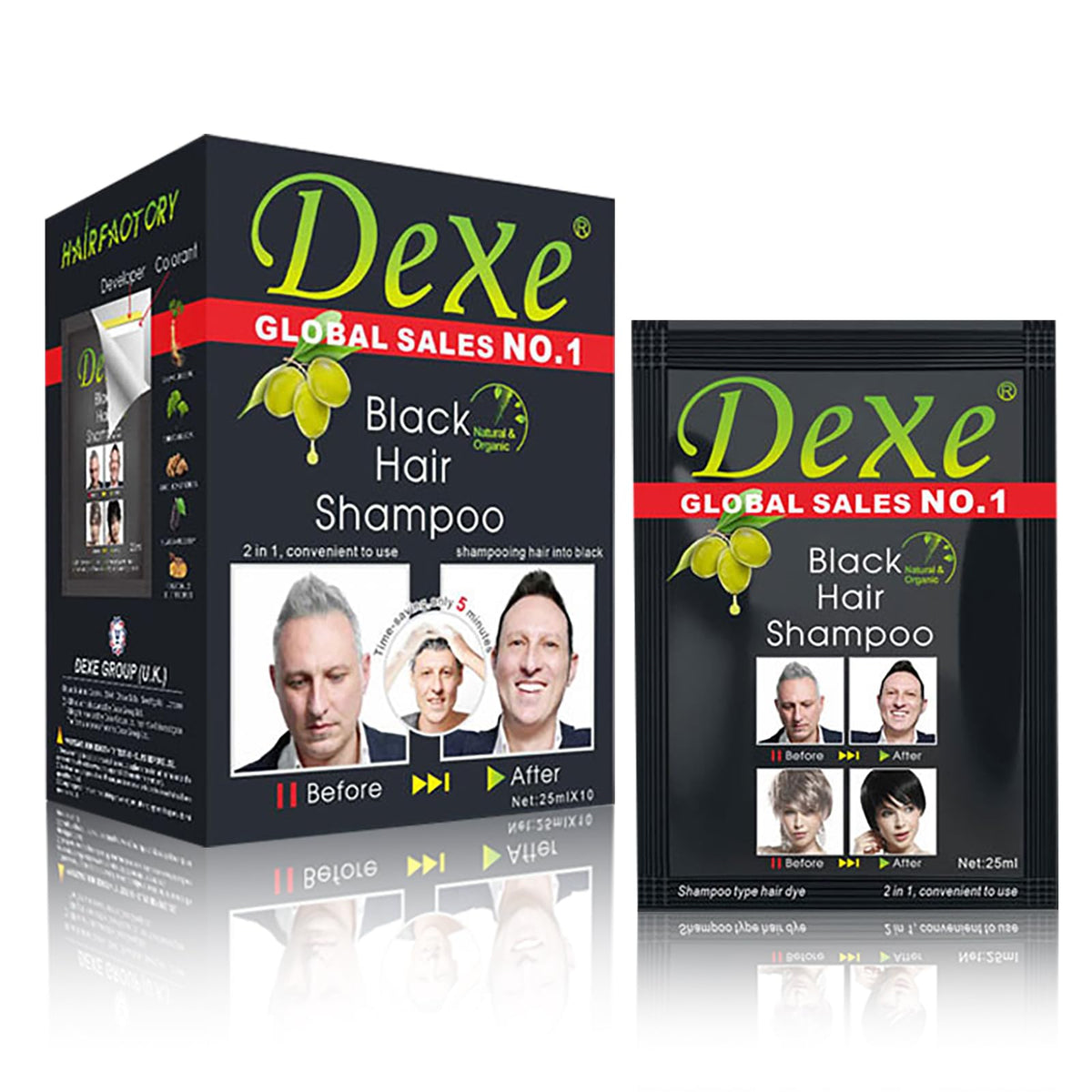 ECOFAN Dexe-shampooing-cheveux-noirs-instant pour une couleur durable.