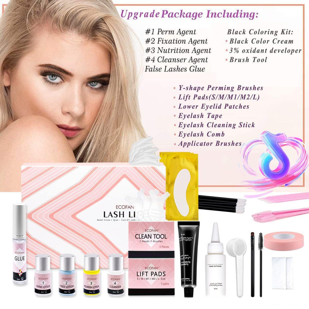 ECOFAN Lash Lift – résultats visibles jusqu'à 4 semaines.