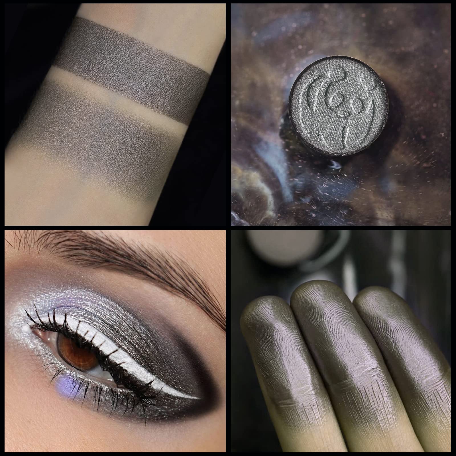 ecofavor Palettes Yeux Gris Sombre pour transitions souples et nettes