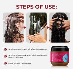 ECOLCHIPRO Masque – cheveux secs et endommagés bénéficient d'une douceur.