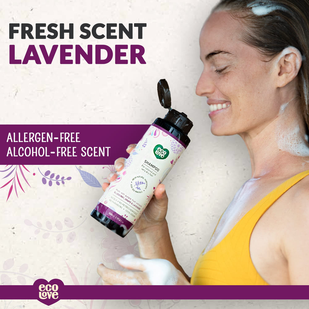 Parfum lavande doux et apaisant pendant le lavage avec ecolove.