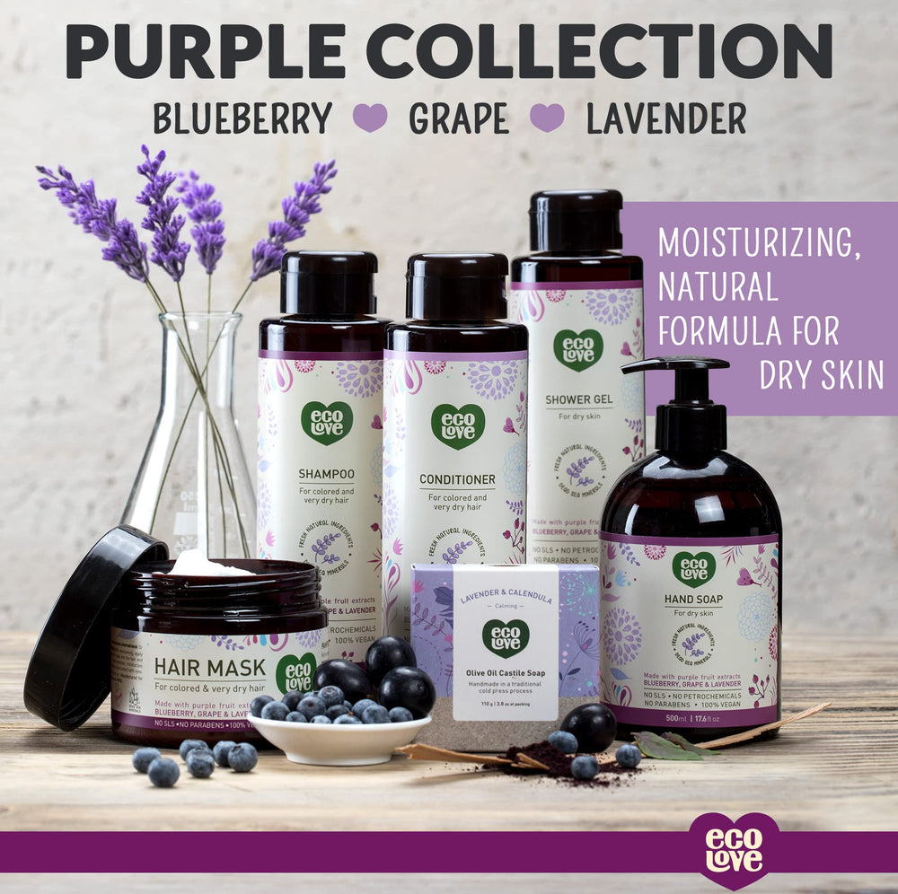 ecoLove – Ingrédients naturels riches et extraits botaniques pour nourrir la peau.