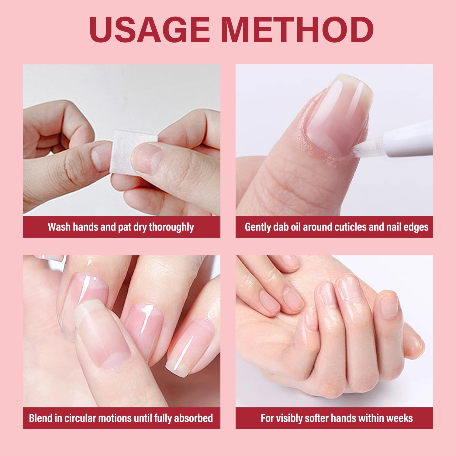 Econail duo soin, cuticules hydratées et ongles renforcés.
