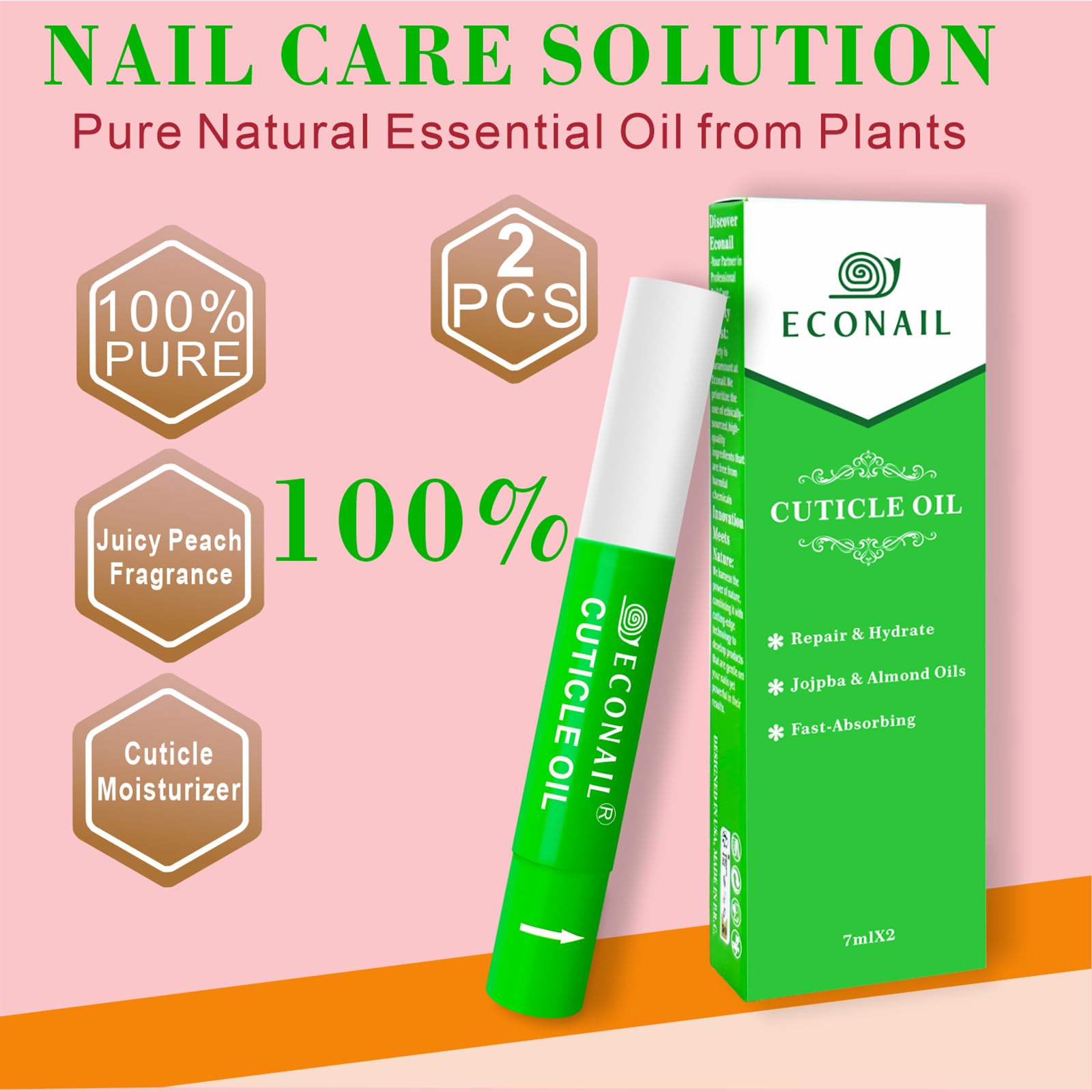 Econail formule nourrissante pour usage quotidien.