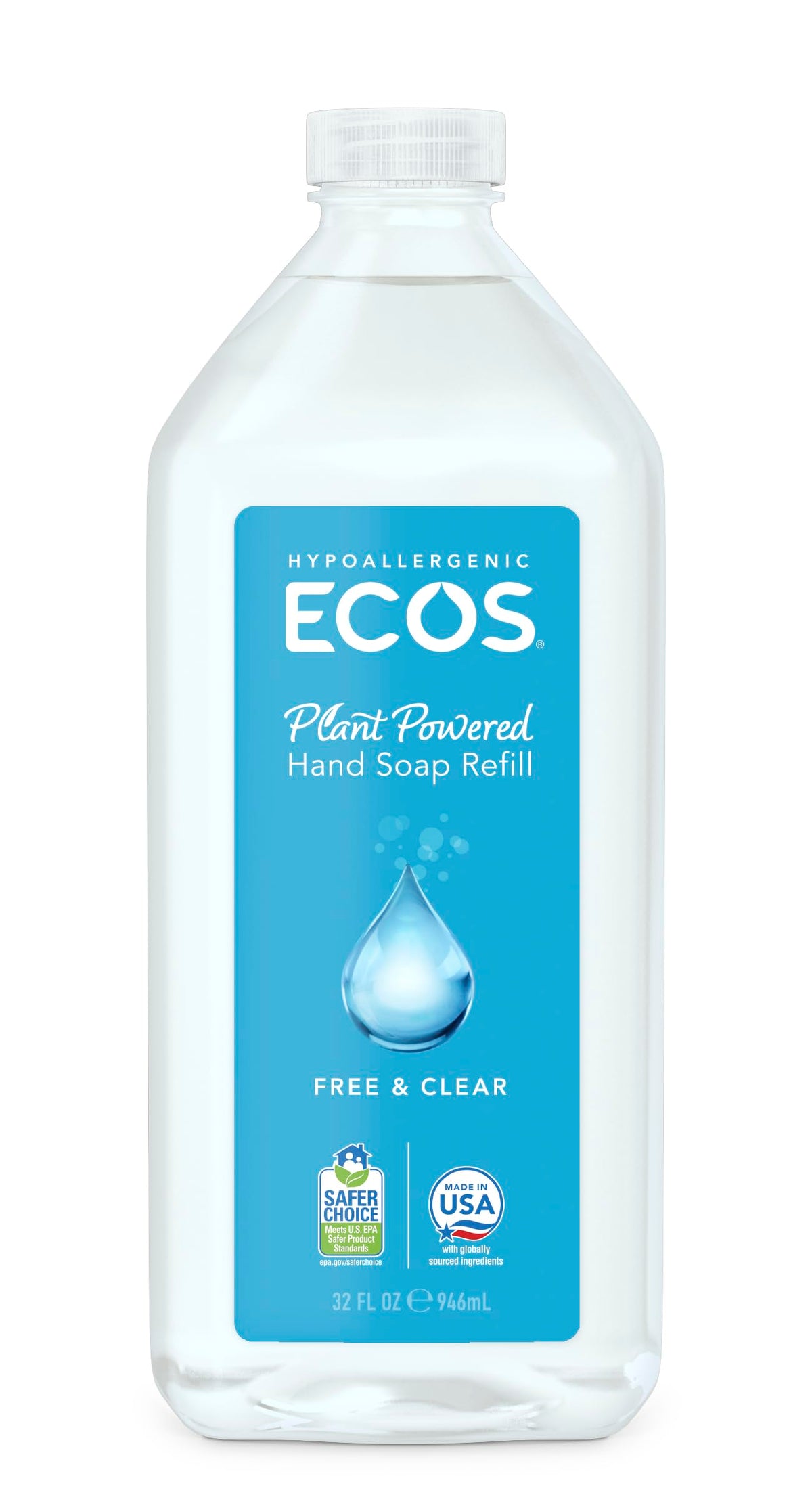 ECOS savon pour les mains en bouteille, expérience douce et hydratante au quotidien.