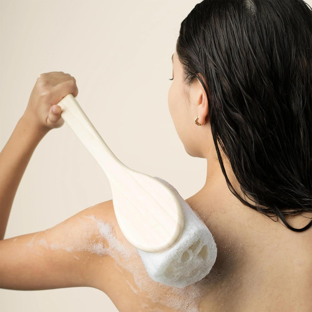 Éponge Delicat EcoPouf mousse douce et nettoyage efficace pour la peau sensible.