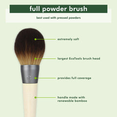 Pinceau poudre EcoTools pour poudre libre et uniforme