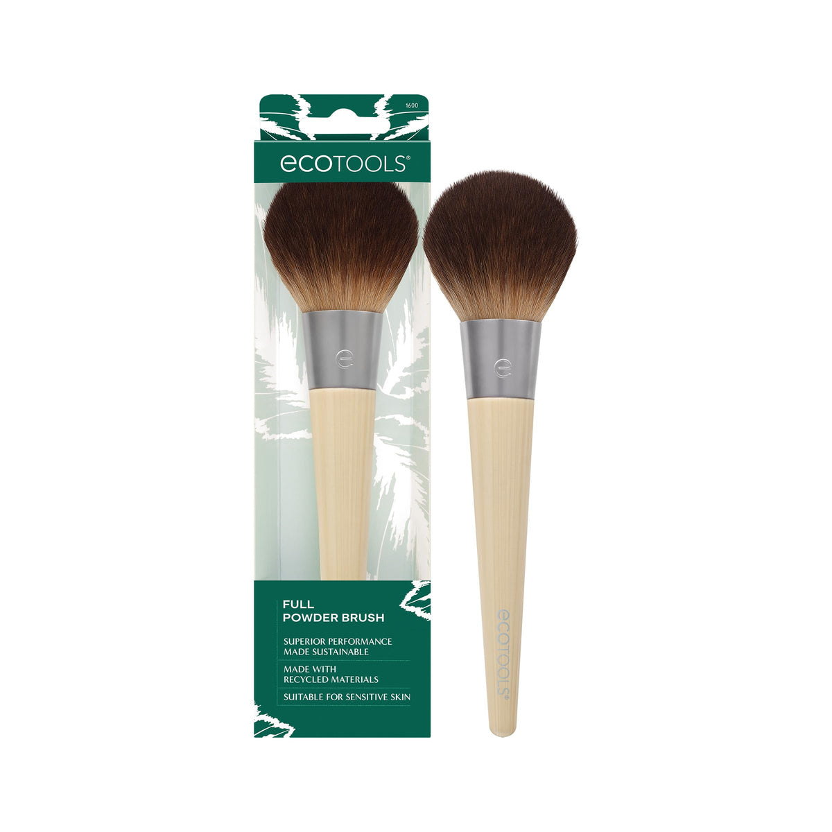 Pinceau poudre EcoTools a tete grand pour un fini uniforme