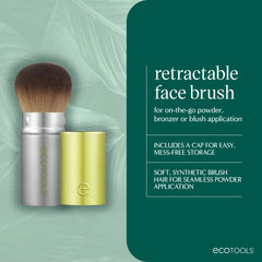 EcoTools pinceau visage poudre bronzer blush, application uniforme et rapide