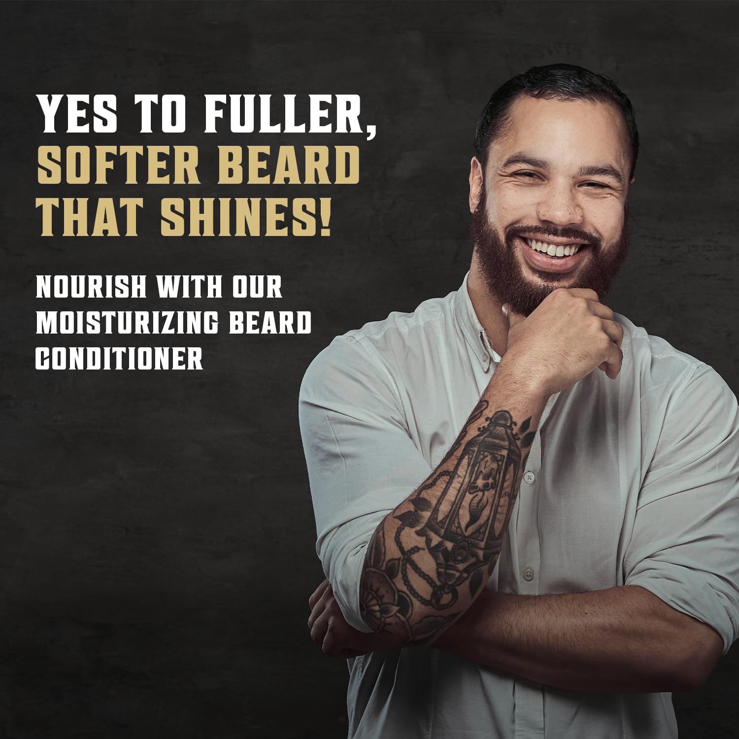 Écrin lot soin barbe Viking Revolution, emballage clair et pratique.