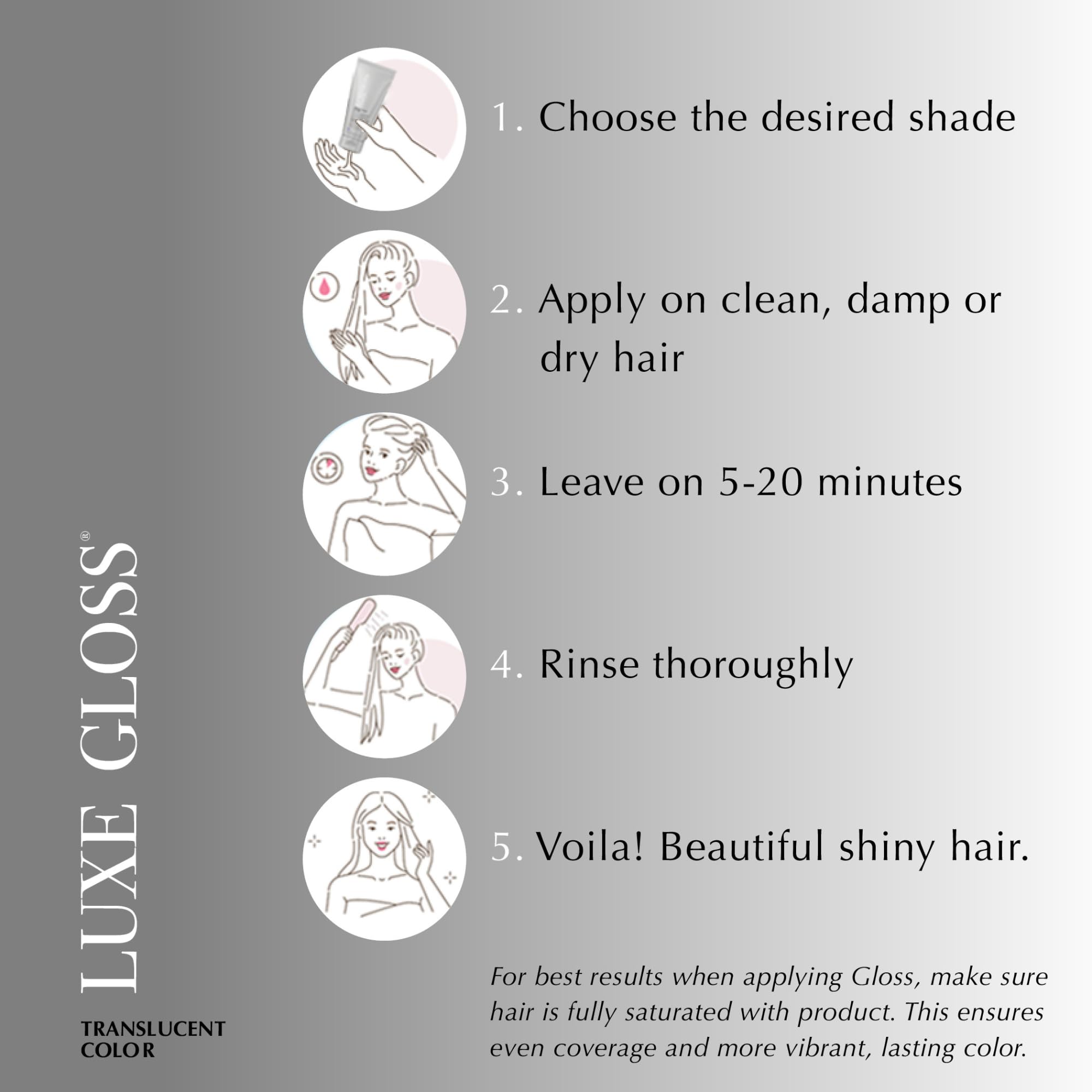 Ecru New York LUXE GLOSS Reflets naturels sur les longueurs