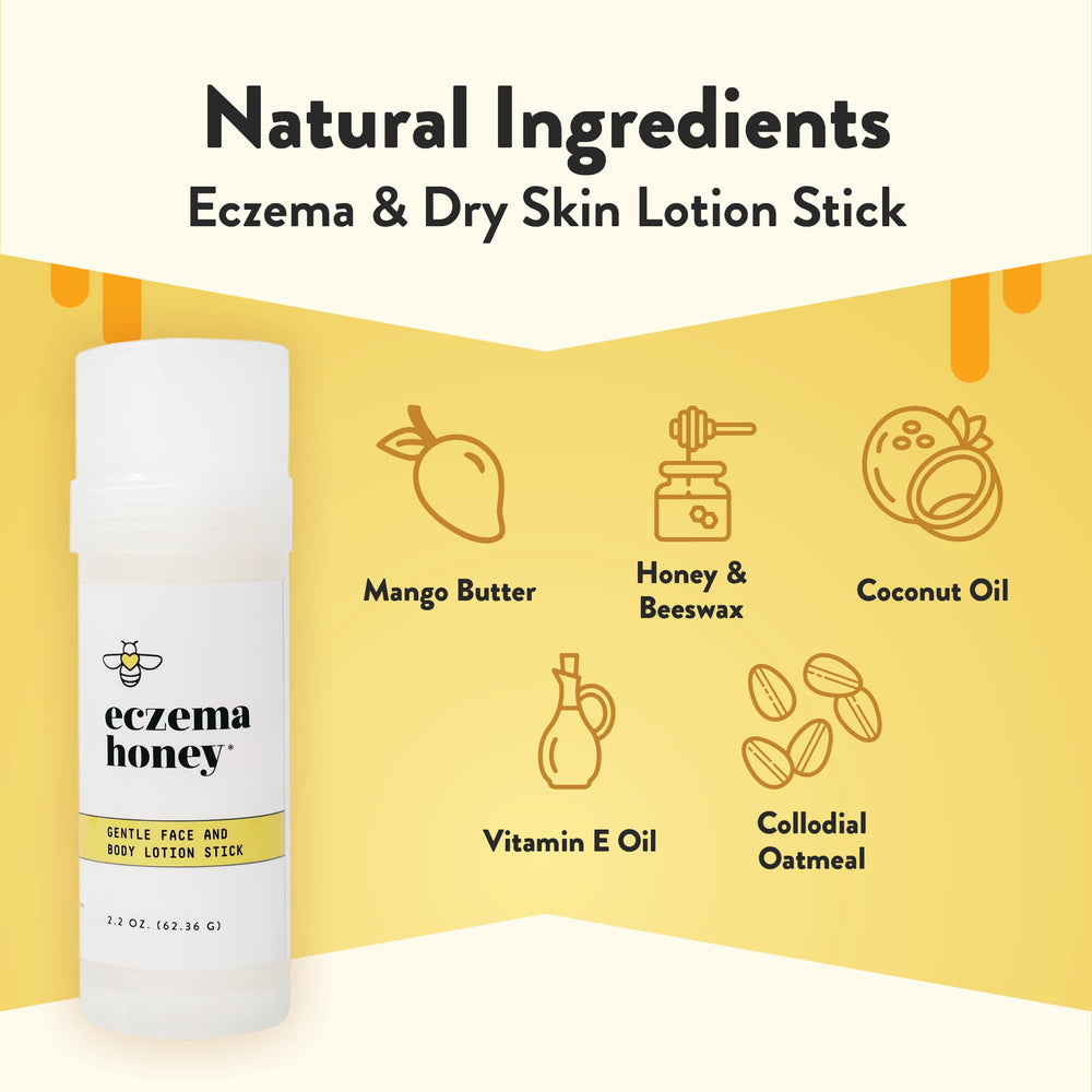ECZEMA HONEY bâton-lotion Corps: apaise les zones sèches et sensibles.