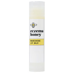 Baume Lèvres Eczema Honey sur emballage, option naturelle pour hydrater les lèvres.
