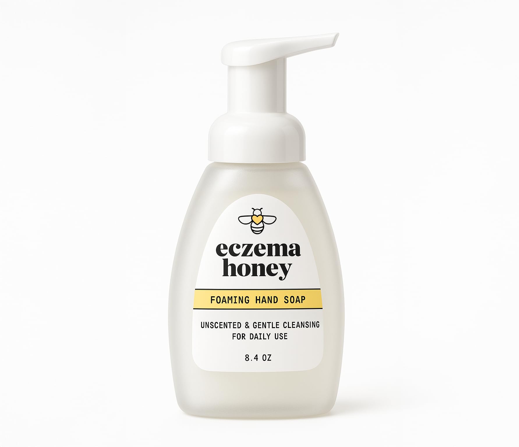 ECZEMA HONEY – Bouteille savon moussant pour les mains, nettoyage doux et nourrissant.