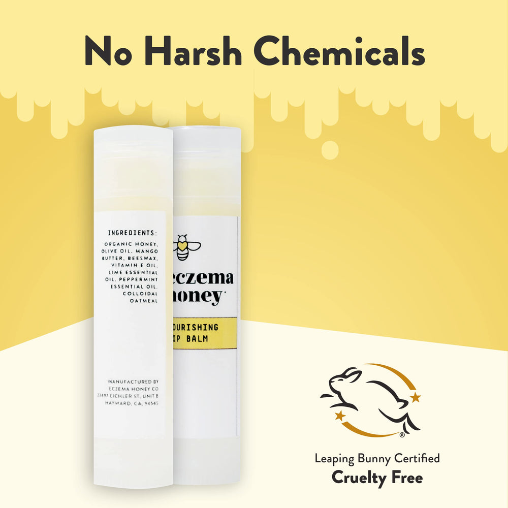 Certification Cruauté gratuite Leaping Bunny sur le baume Eczema Honey.
