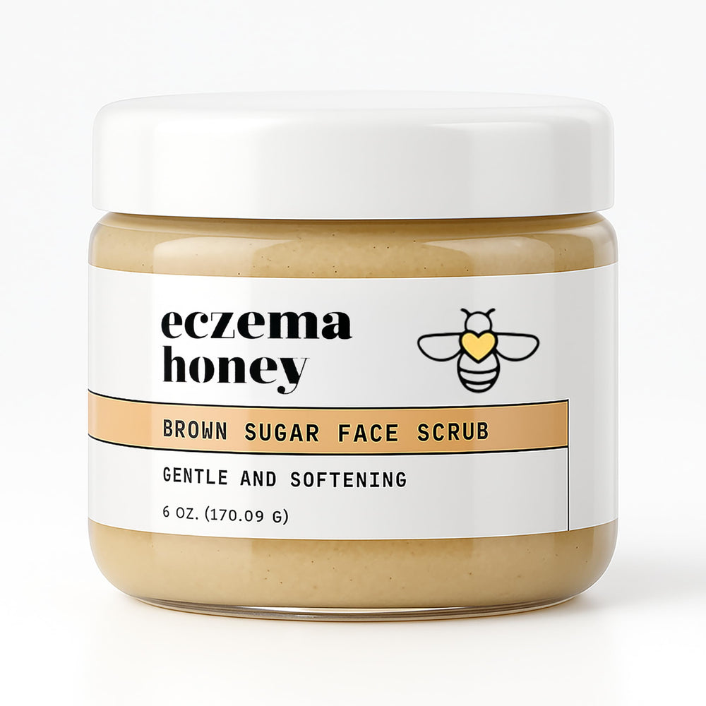 ECZEMA HONEY gommage-visage-corps-sucre-brun pour peau douce et lisse.