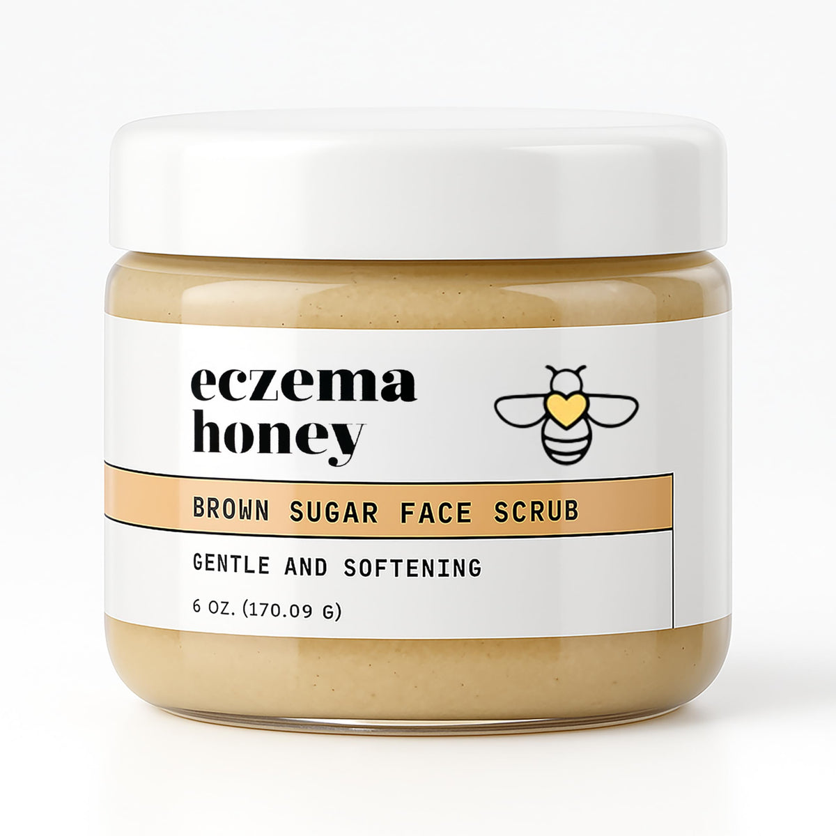 ECZEMA HONEY gommage-visage-corps-sucre-brun pour peau douce et lisse.