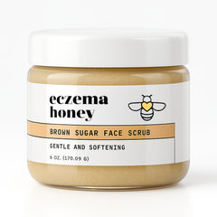 ECZEMA HONEY gommage-visage-corps-sucre-brun pour peau douce et lisse.
