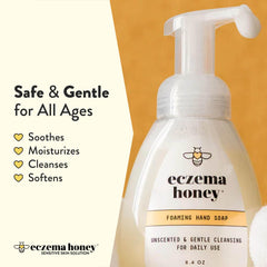 ECZEMA HONEY – Ingrédients clés miel bio et huiles nourrissantes pour la peau.