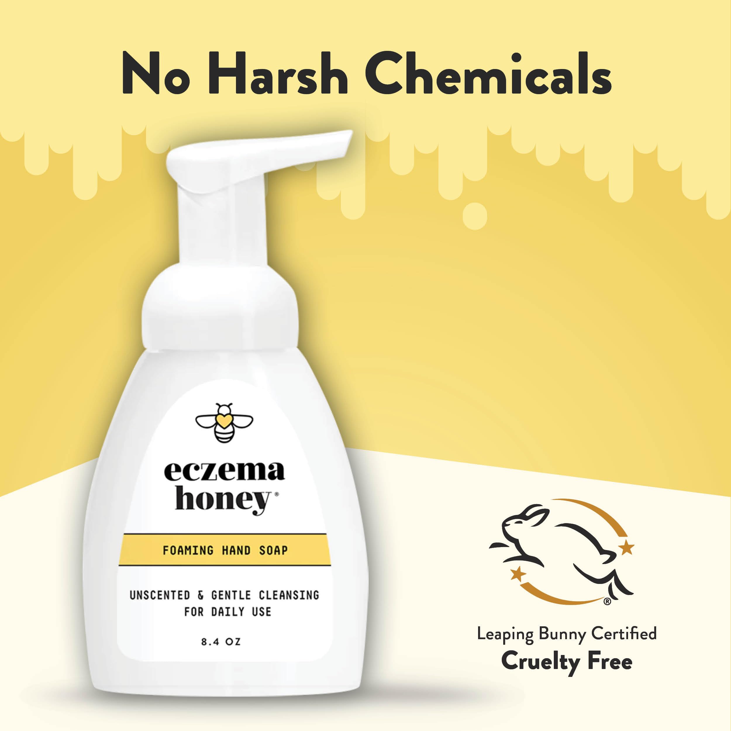 ECZEMA HONEY – Idéal pour une utilisation quotidienne à domicile, cuisine et salle de bains.