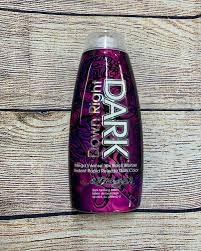 Avant-après ED HARDY Down Right Dark bronzer, démonstration de couleur