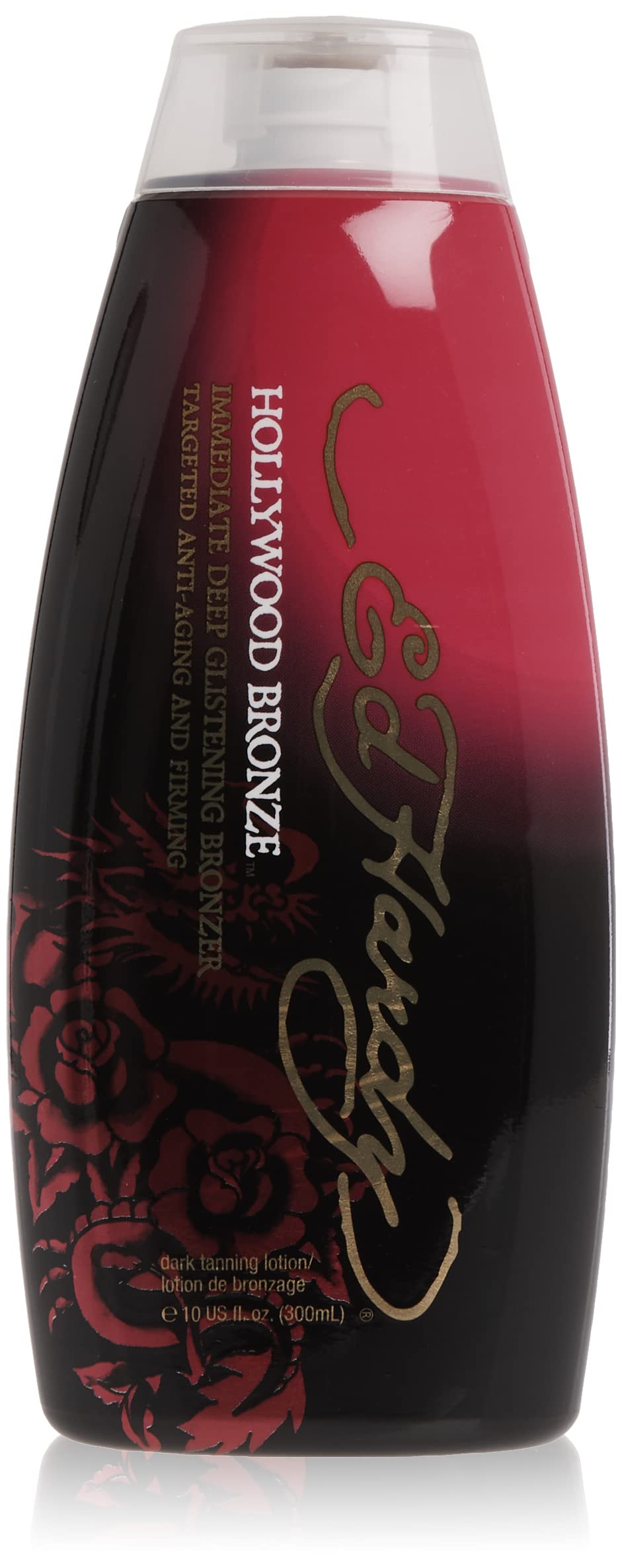 ED HARDY Hollywood Bronze: bouteille prête pour un hâle profond et uniforme.