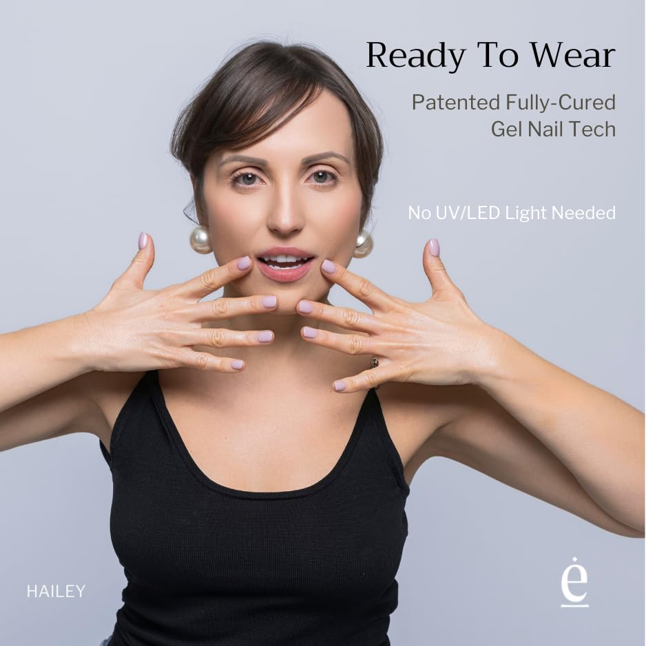 edamani Hailey no UV needed design shown for quick manicure