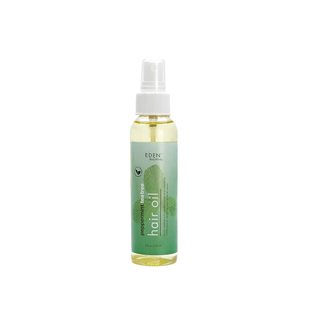 EDEN BodyWorks huile-cheveux menthe-arbre-a-the-bouteille offre un rafraîchissement instantané.
