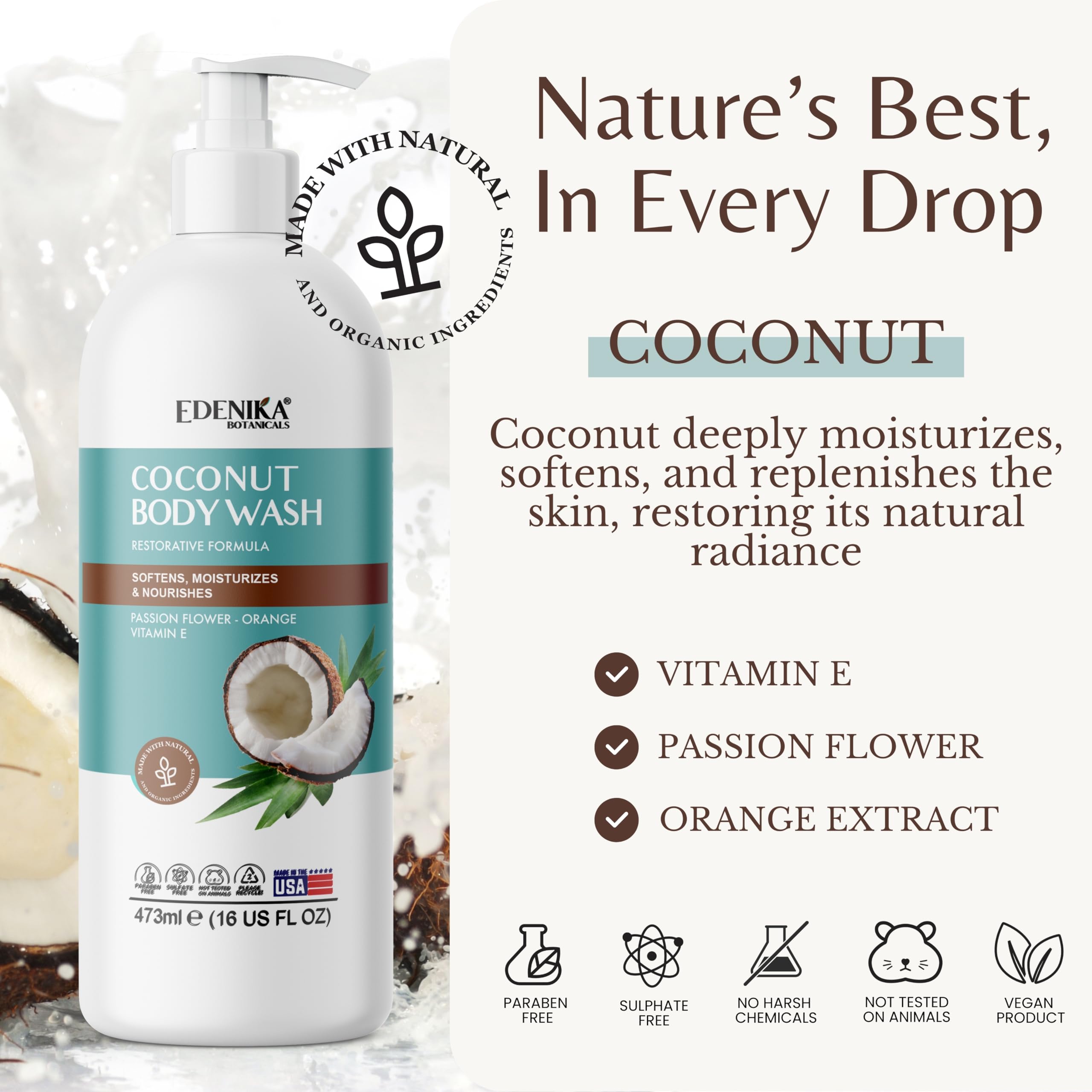 EDENIKA BOTANICALS parfum-coco-citrus: senteur tropicale qui réveille les sens