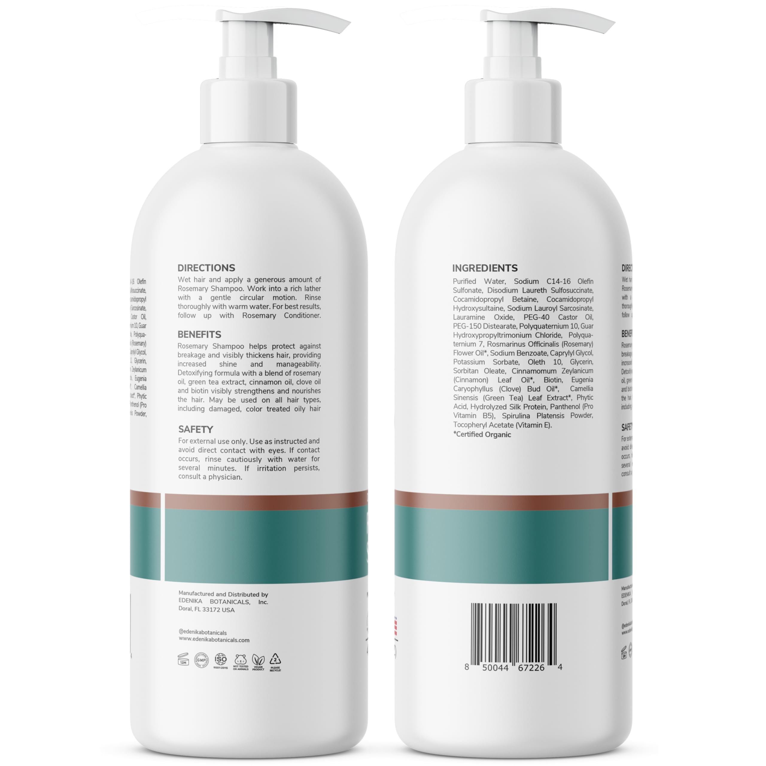 Utilisation régulière peut aider à volumiser les cheveux et réduire la casse.