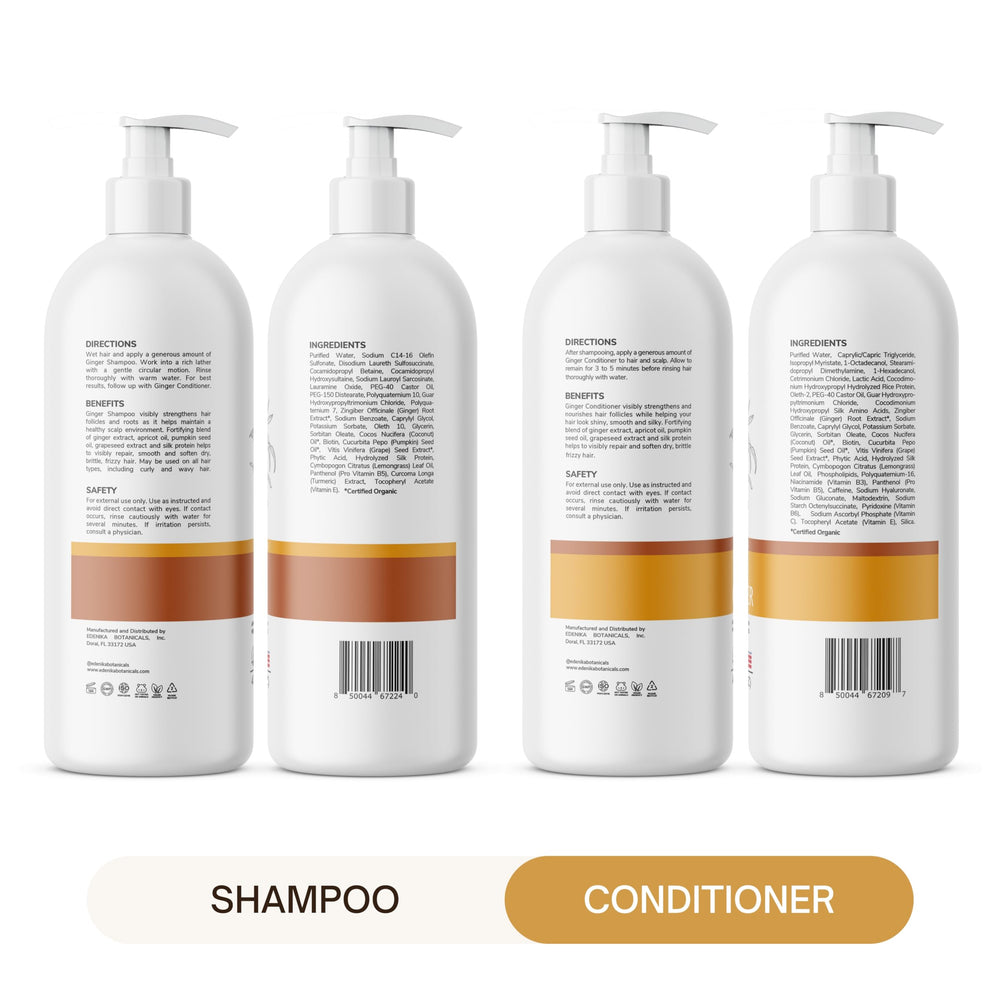 EDENIKA BOTANICALS Formule sans sulfates – soin doux pour tous types de cheveux