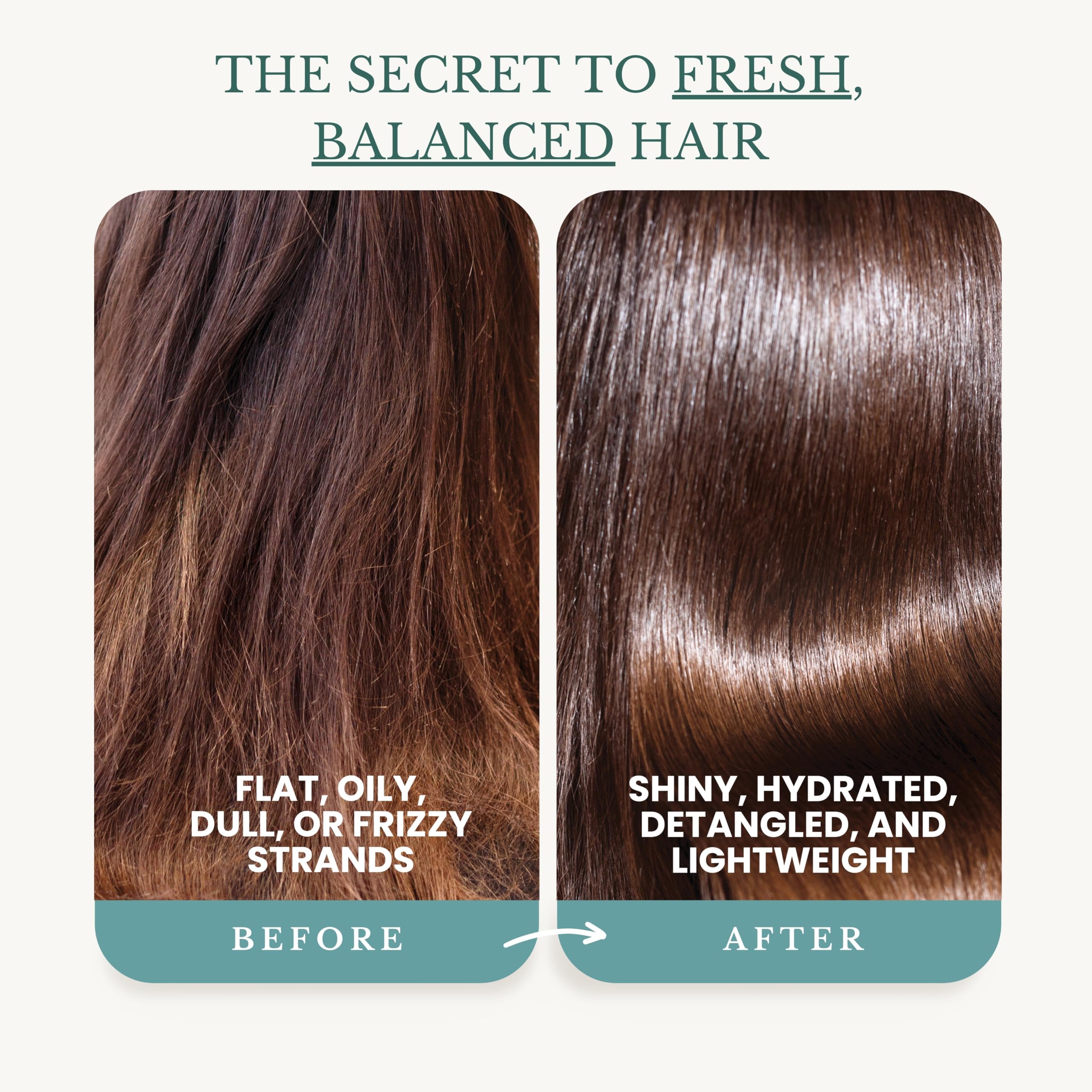 Mousse lavante menthe prête à nettoyer cheveux et cuir chevelu en douceur.