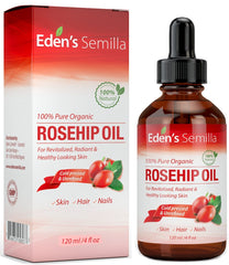 Eden's Semilla huile de rose musquée — bouteille, nourrissante pour la peau