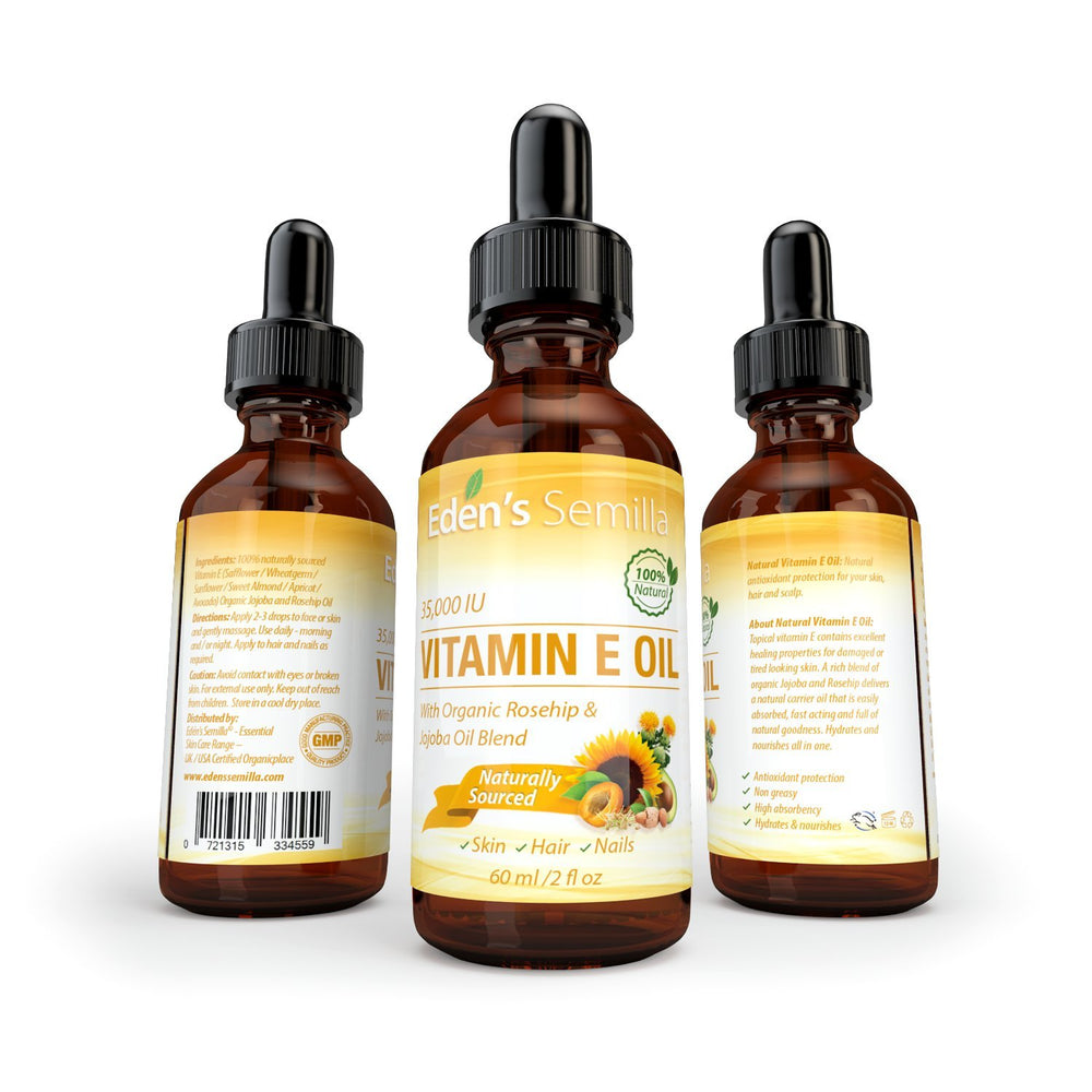 Mélange rosehip et jojoba Eden's Semilla, hydratation légère