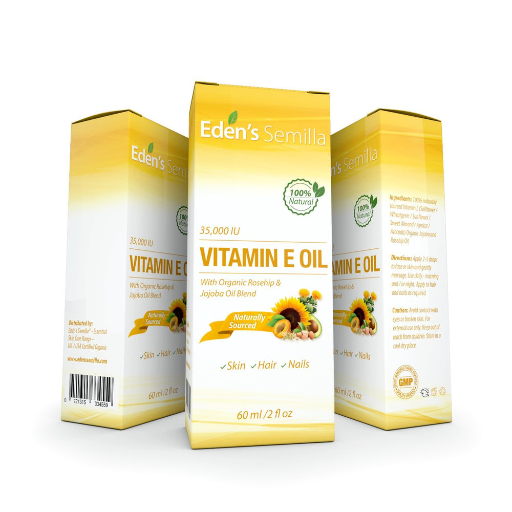Protection douce de la peau avec vitamine E Eden's Semilla
