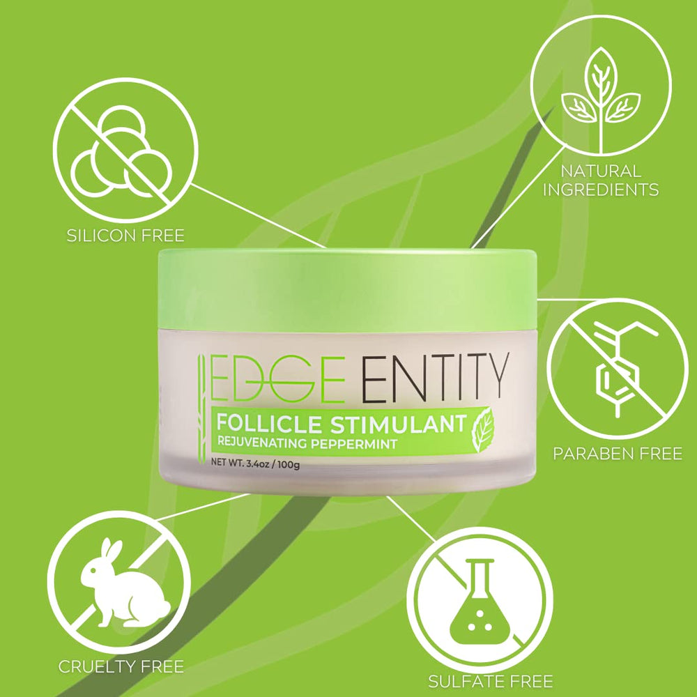 Edge Entity menthe-raffraichissante cuir-chevelu: sensation fraîche durable.