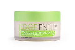 Edge Entity stimulant-follicules-cheveux sur flacon: revitalise le cuir chevelu.