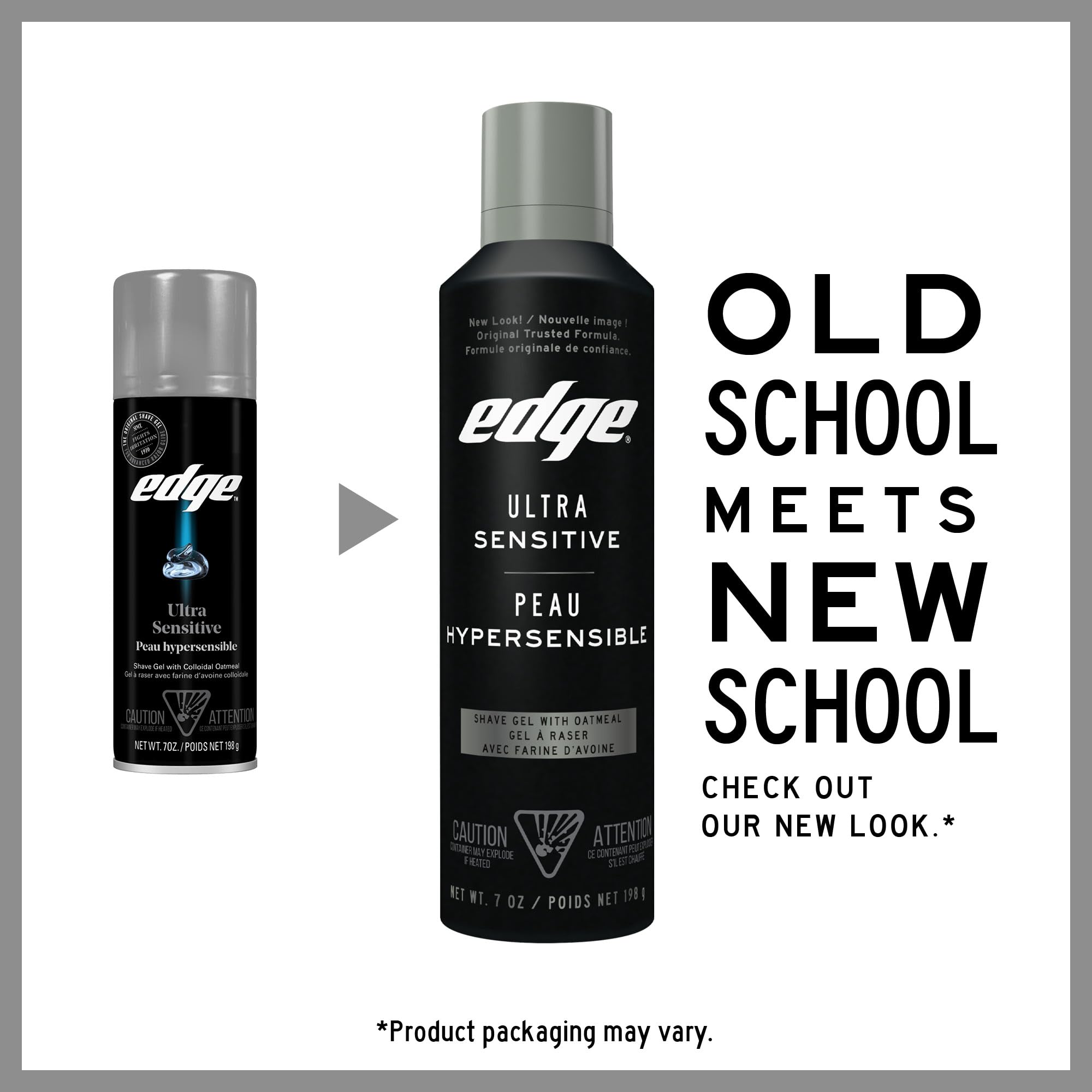 Edge gel de rasage, application sur peau sensible, confort accru pendant le rasage.